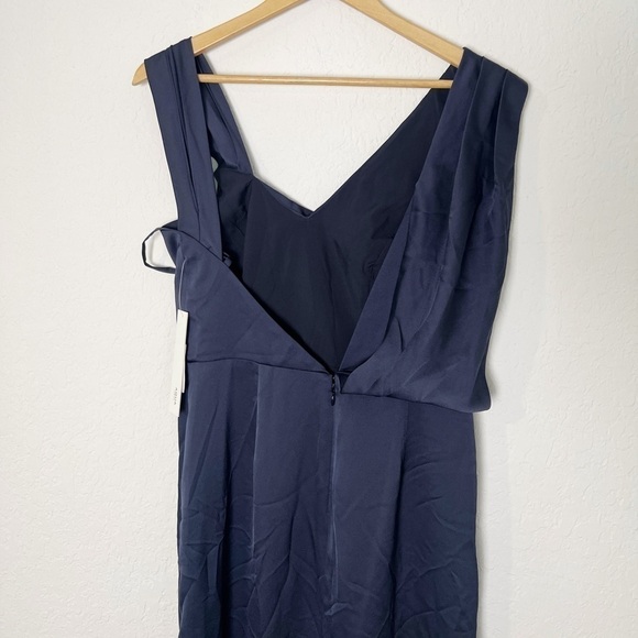 Aqua One Shoulder Maxi Evening Dress - Picture 7 of 11